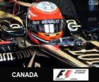 Romain Grosjean - Lotus - devre Gilles Villeneuve, Montreal, 2013